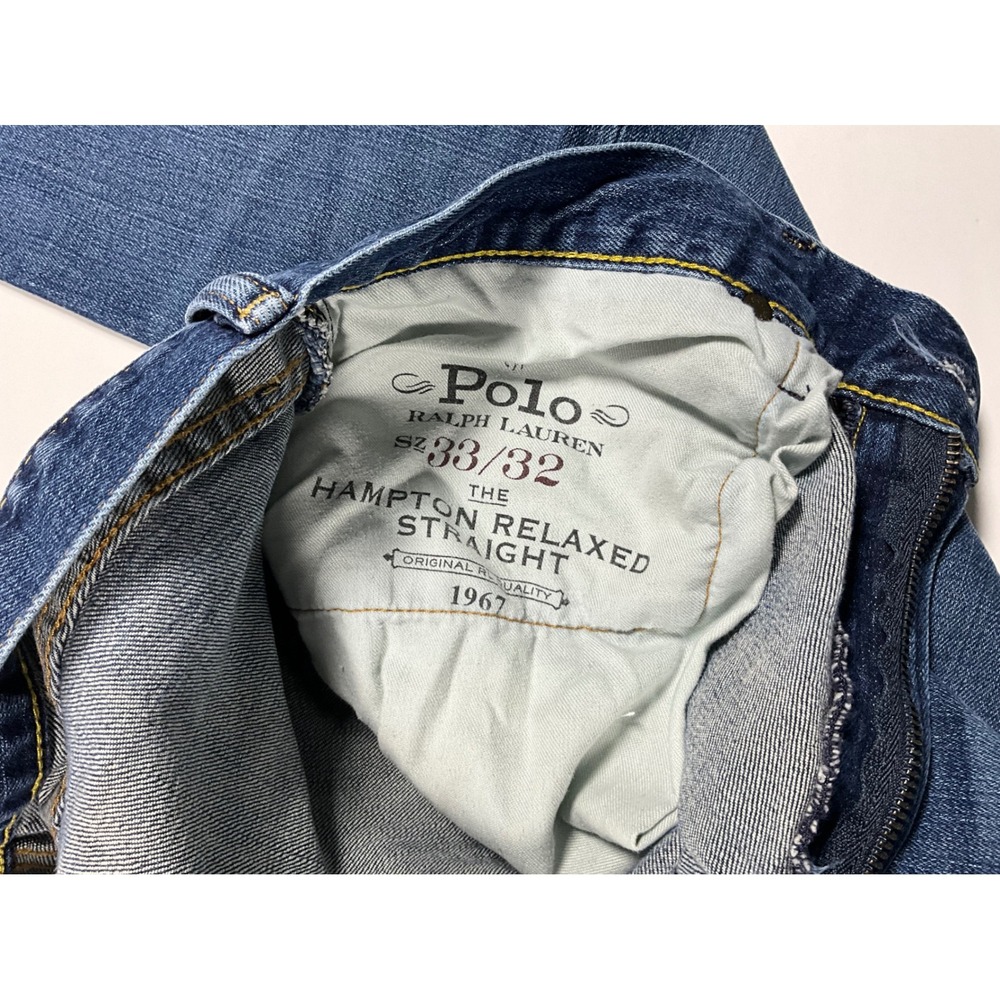 Polo Ralph Lauren Hampton Relaxed‎ Straight Jeans Mens 33x32 - Picture 3 of 16
